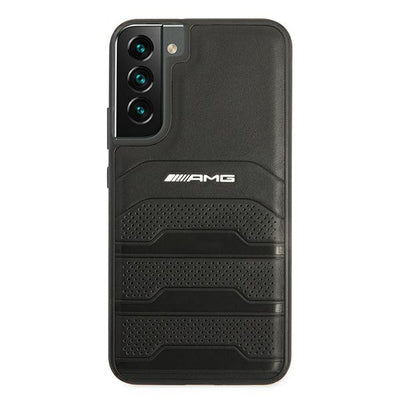 AMG Leather Debossed Lines case for Samsung Galaxy S22+ - black — Mercedes