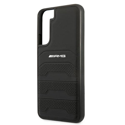 AMG Leather Debossed Lines case for Samsung Galaxy S22+ - black — Mercedes