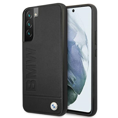 BMW Signature Logo Imprint Case for Samsung Galaxy S22+ - Black
