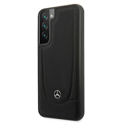 Mercedes Leather Urban Line Case for Samsung Galaxy S22+ - Black