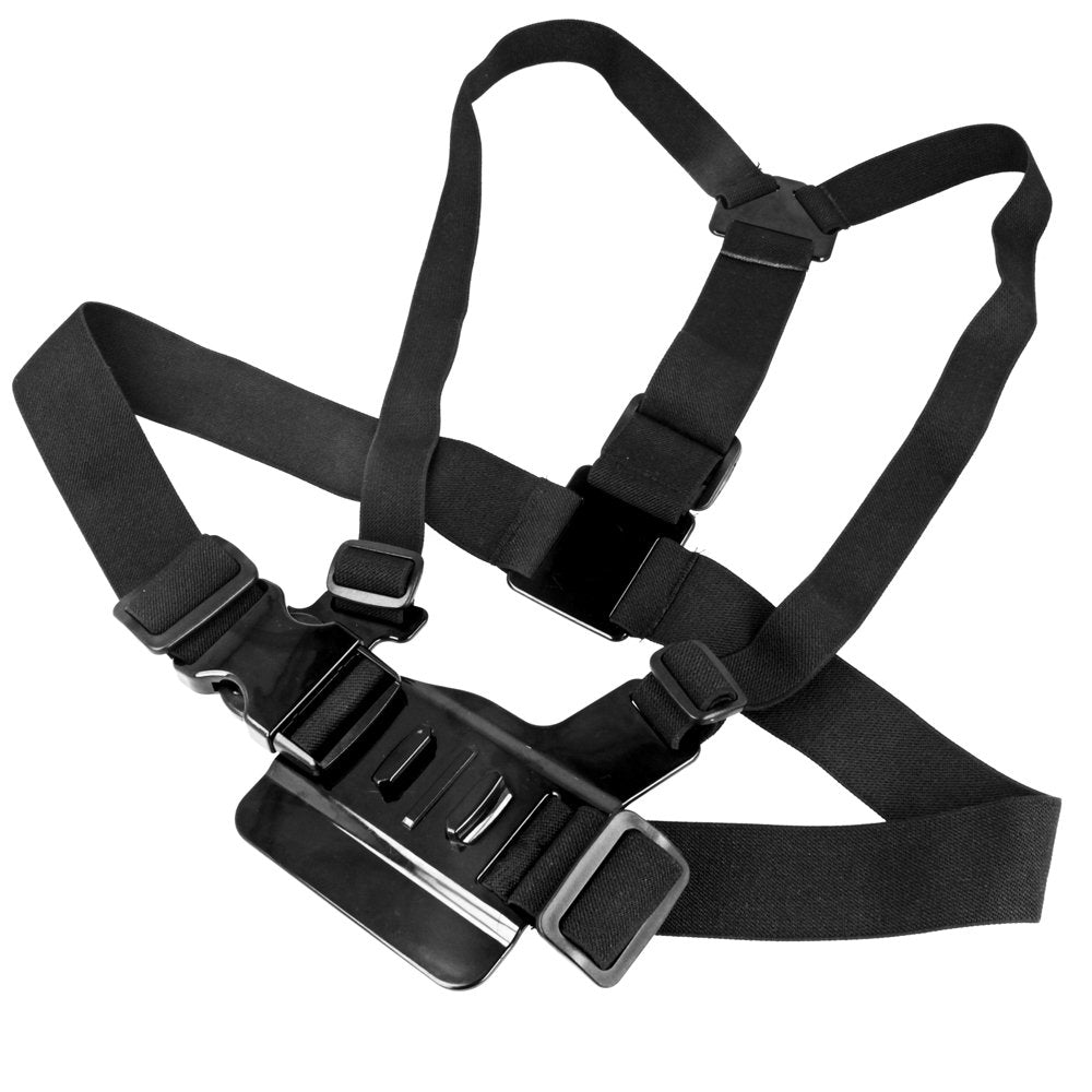 GoPro Chest Strap set of accessories 5in1 for GoPro, DJI, Insta360, SJCam, Eken sports cameras (GoPro 5 in 1 chest strap) — H