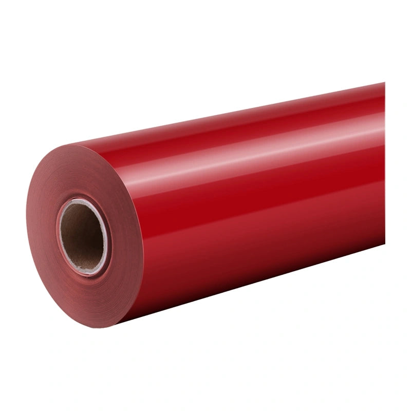 HTVRONT Pure Heat Transfer Film, 30.5 cm x 1.8 m (red) - Image 1