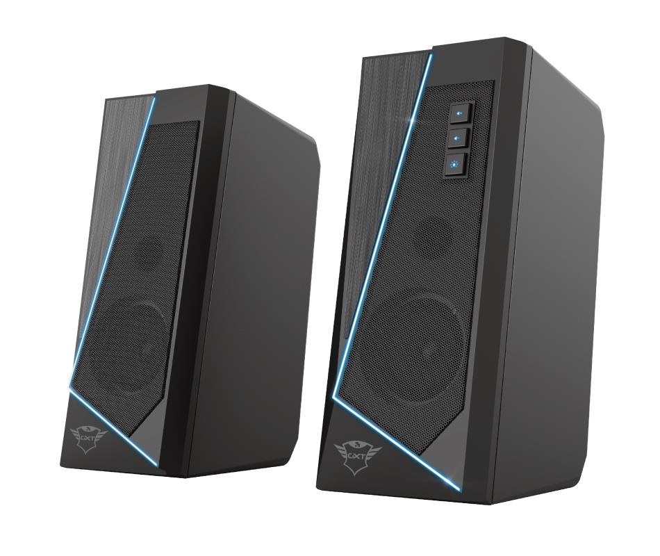 Speaker TRUST GXT 609 Zoxa RGB Illuminated Speaker Set 1xUSB 2.0 Black 24070