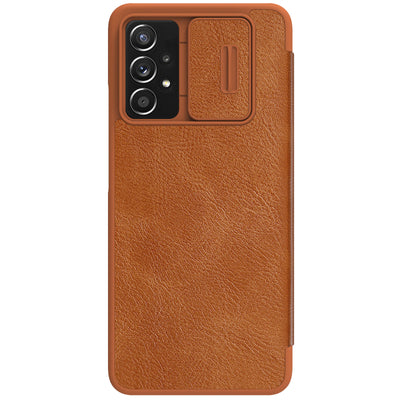 Nillkin Qin leather holster case for Samsung Galaxy A73 brown