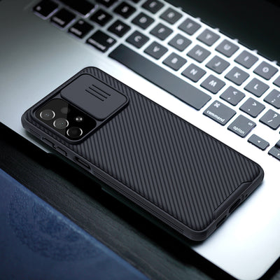 Nillkin CamShield Pro Case Armored Case Cover Camera Protector for Samsung Galaxy A73 Black