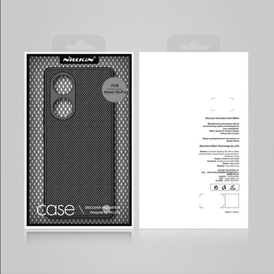 Nillkin Textured Case durable reinforced case with gel frame and nylon back for Honor 50 Pro black