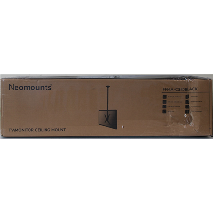 SALE OUT. Neomounts FPMA-C340BLACK Monitor/TV mount ceiling 32-75" - h 106-156 cm | Neomounts Ceiling mount | FPMA-C340B