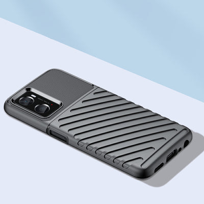 Thunder Case flexible armored cover for Oppo A76 / Oppo A36 / Realme 9i black — Hurtel