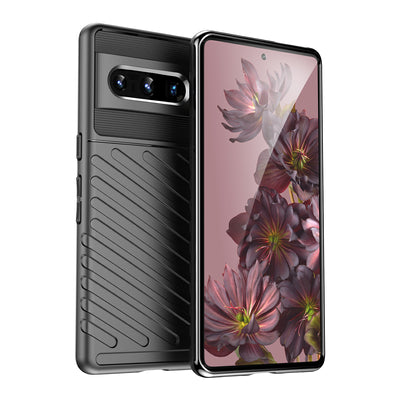 Thunder Case flexible armored cover for Google Pixel 7 Pro black — Hurtel