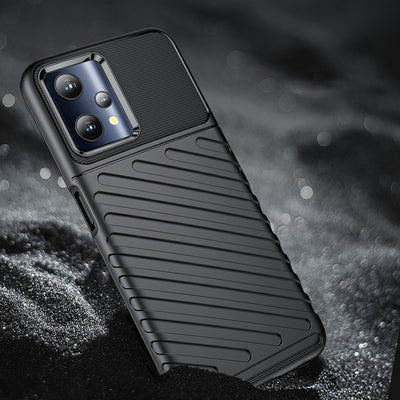 Thunder Case flexible armored cover Realme 9 Pro black — Hurtel