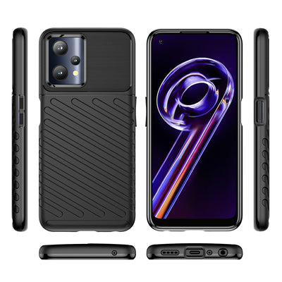 Thunder Case flexible armored cover Realme 9 Pro black — Hurtel