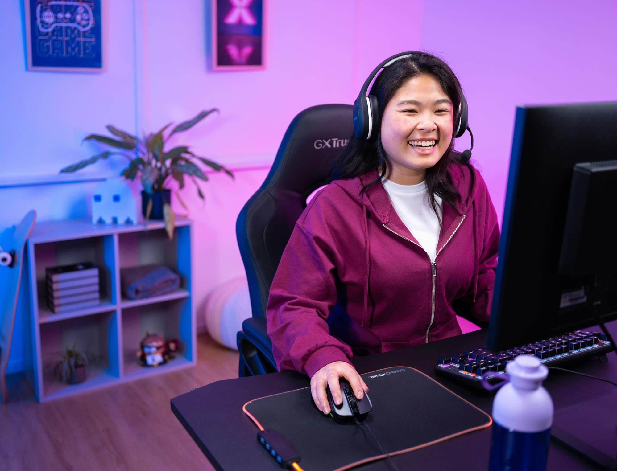 MOUSE USB OPTICAL GAMING/GXT 922 YBAR BLACK 24729 TRUST