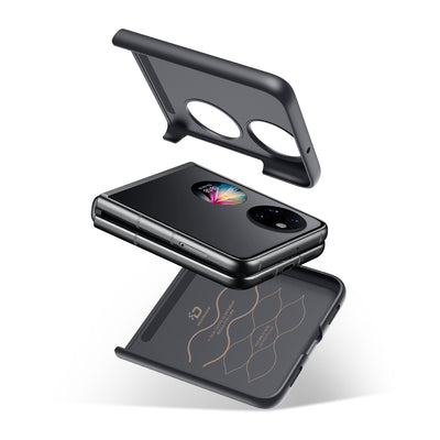 Dux Ducis Fino case is made of nylon material Huawei P50 Pocket black