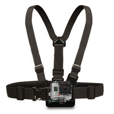 Chest Mount - Chest Harness for GoPro SJCAM Sports Cameras - Black — Hurtel
