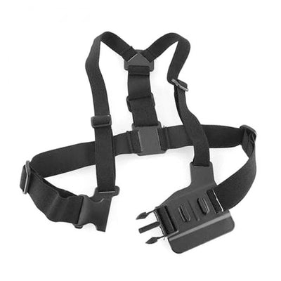 Chest Mount - Chest Harness for GoPro SJCAM Sports Cameras - Black — Hurtel