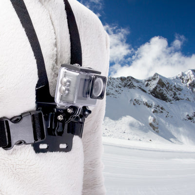 Chest Mount - Chest Harness for GoPro SJCAM Sports Cameras - Black — Hurtel