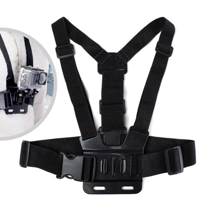 Chest Mount - Chest Harness for GoPro SJCAM Sports Cameras - Black — Hurtel
