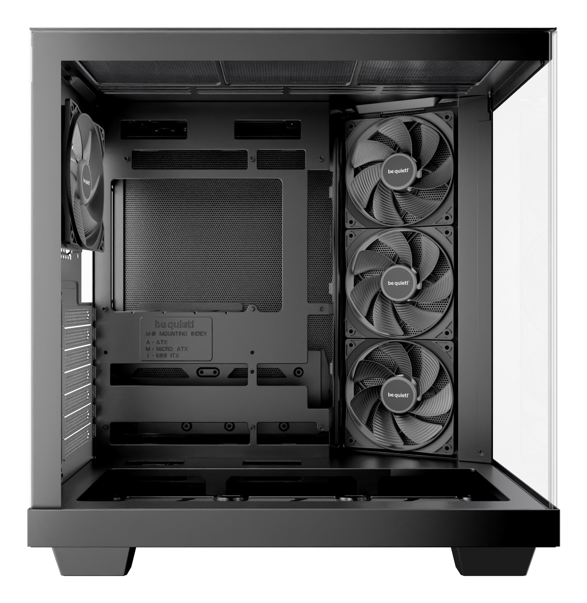 Case BE QUIET ATX/micro ATX/Mini-ITX Black Midi Tower PC BGW83
