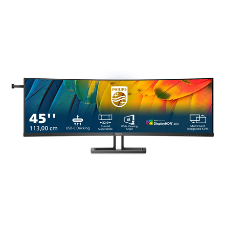 Philips | Curved Business Monitor | 45B1U6900C/00 | 44.5 " | VA | HDR | 32:9 | 75 Hz | 4 ms | 5120 x 1440 pixels | 450 c