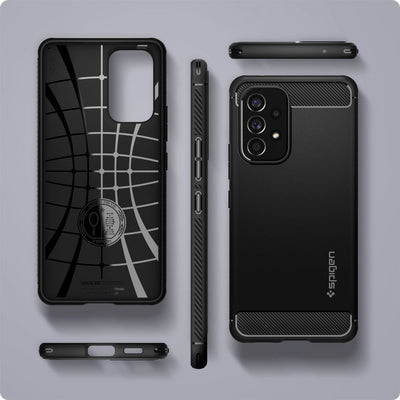 Spigen Rugged Armor Case for Samsung Galaxy A53 5G - Matte Black
