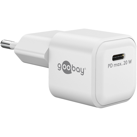Goobay 20 W USB-C PD GaN Fast Charger Nano | USB-C