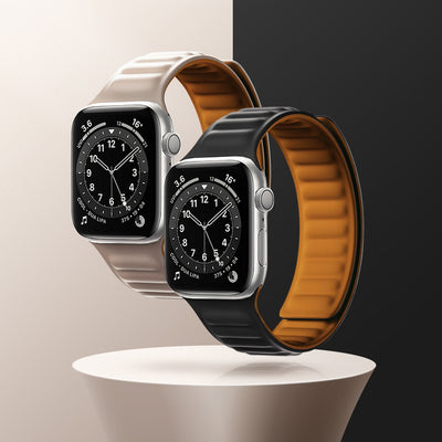 Magnetic Strap Magnetic Strap Bracelet for Apple Watch 45mm - Red — Hurtel