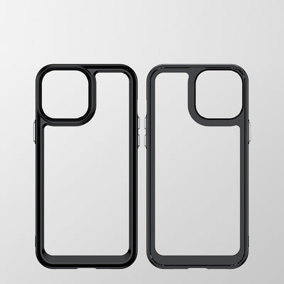 Outer Space Case for iPhone 12 Pro Max hard cover with gel frame blue — Hurtel