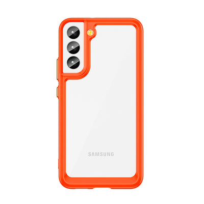 Outer Space Case Cover for Samsung Galaxy S22 + (S22 Plus) Hard Cover with Gel Frame Red — Hurtel
