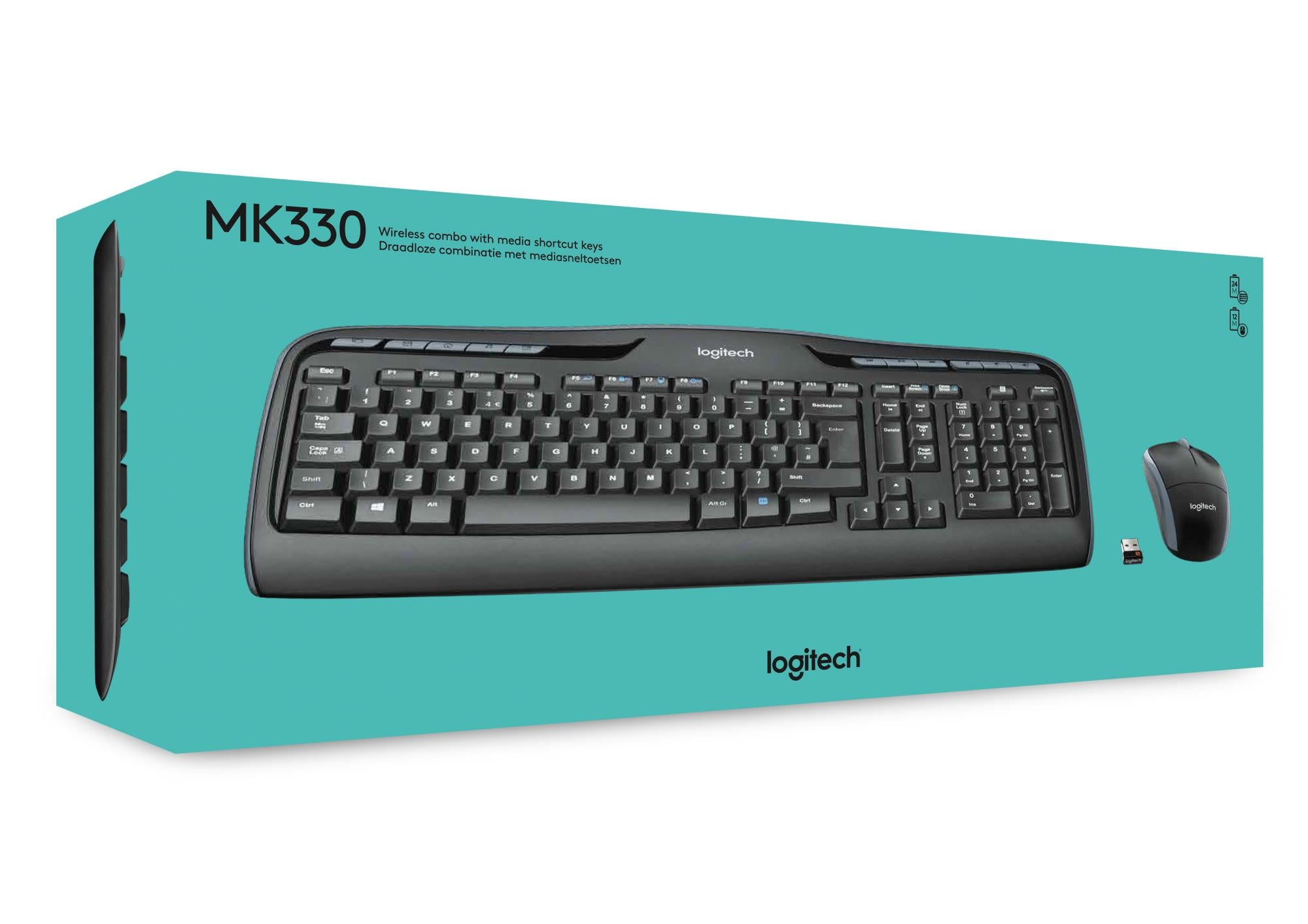 KEYBOARD +MOUSE COMBO MK330/ENG 920-003989 LOGITECH