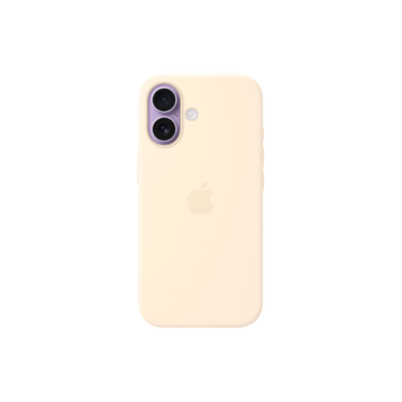 Apple iPhone 17 Silicone Case with MagSafe – Vanilla | Apple