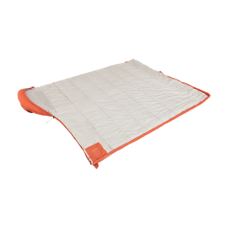 Outwell Campion Lux Orange | Sleeping Bag | 225 x 85 cm | -16 to 5 °C | Left Zipper
