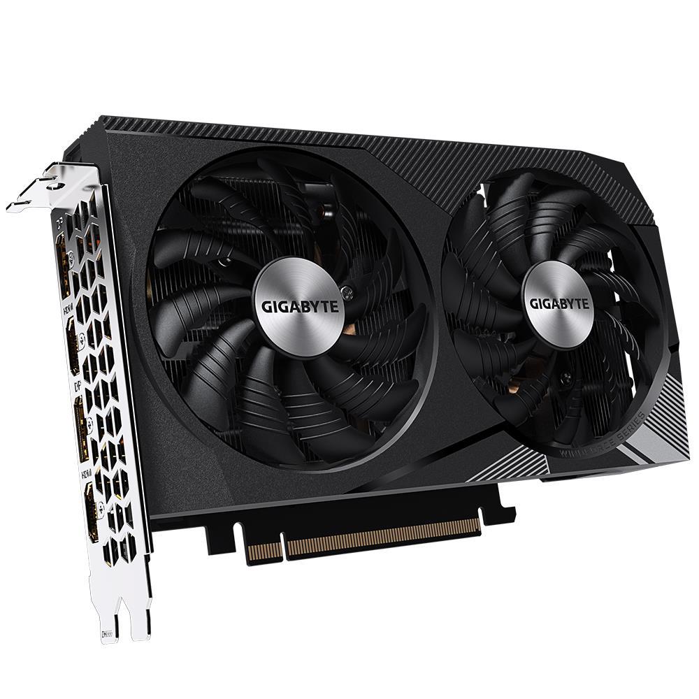 Graphics Card GIGABYTE NVIDIA GeForce RTX 3060 12 GB GDDR6 192 bit PCIE 4.0 16x Memory 15000 MHz GPU 1792 MHz 2xHDMI 2xDisplayPort GV-N3060WF2OC-12GD2.0