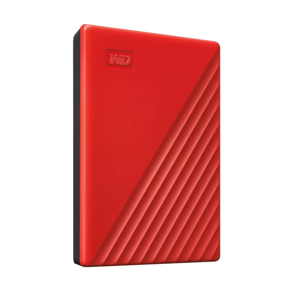 External HDD WESTERN DIGITAL My Passport 2TB USB 2.0 USB 3.0 USB 3.2 Colour Red WDBYVG0020BRD-WESN