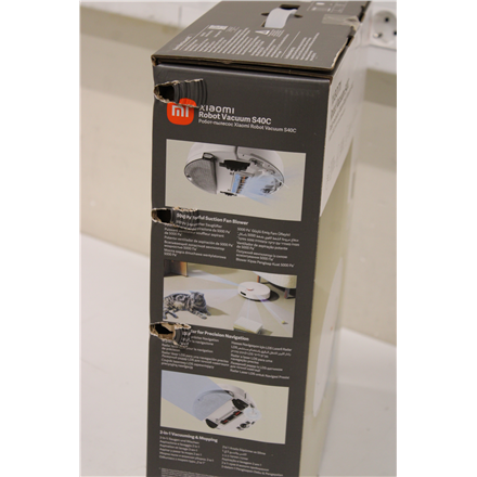 SALE OUT. Xiaomi Robot Vacuum S40C EU | Xiaomi Robot Vacuum S40C EU | Wet&Dry | 2600 mAh | Dust capacity 0.52 L | 5000 P