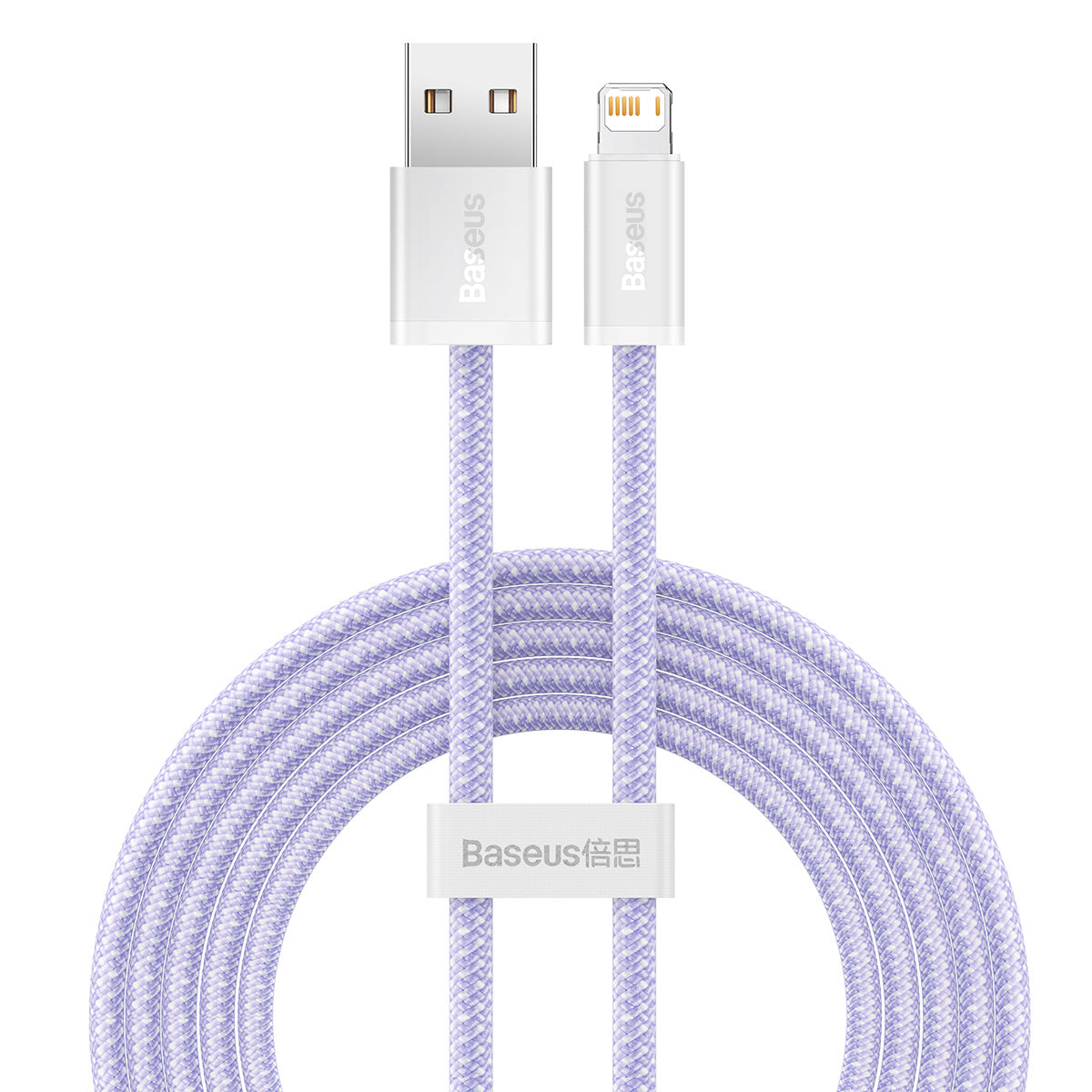 Baseus Dynamic cable USB to Lightning, 2.4A, 2m (Purple) - Image 2