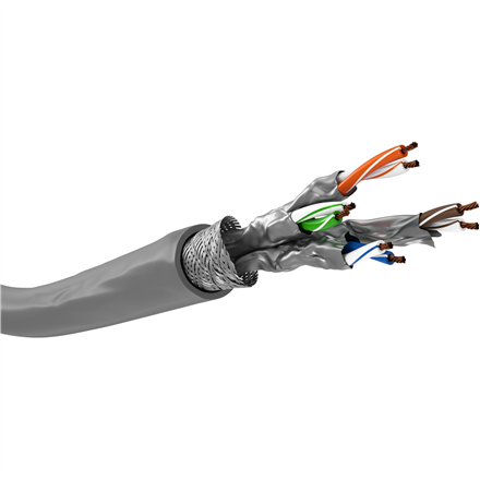 Goobay | CAT 6A Network Cable, S/FTP (PiMF), 50 m | 96093 | S/FTP | Grey