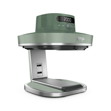 NINJA 5-in-1 XL Glass Air Fryer | AS090EUGN Crispi Pro | Power 2050 W | Capacity 5.7 L | Moss Green