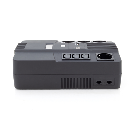 Digitus | All-in-One UPS | All-in-One UPS, 600VA/360W, LED 12V/7Ah x1, 4x CEE 7/7,3x IEC C13, USB, RJ45 | 600 VA | 360 W