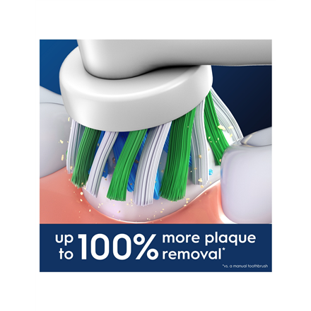 Oral-B | Toothbrush Heads | Cross Action Pro | Heads | For adults | Number of brush heads included 4 | Number of teeth b