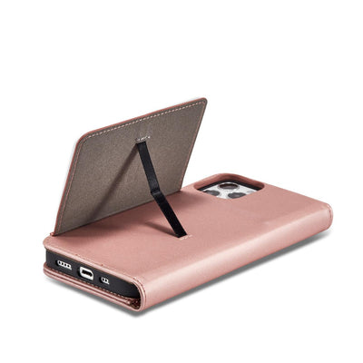 Magnet Card Case for iPhone 12 Pro Max Pouch Card Wallet Card Holder Pink — Hurtel