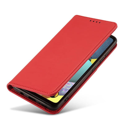 Magnet Card Case Case for Samsung Galaxy A13 5G Pouch Wallet Card Holder Red — Hurtel