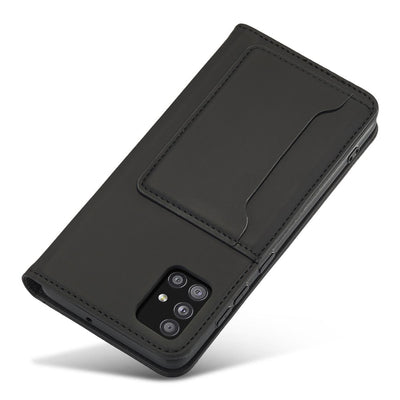 Magnet Card Case Case for Xiaomi Redmi Note 11 Pro Pouch Wallet Card Holder Black — Hurtel