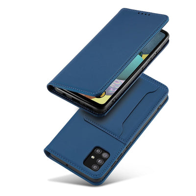 Magnet Card Case for Xiaomi Redmi Note 11 Pro Pouch Card Wallet Card Holder Blue — Hurtel