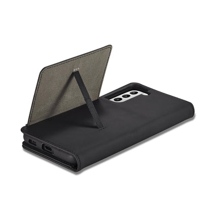 Magnet Card Case for Samsung Galaxy S22 + (S22 Plus) Pouch Wallet Card Holder Black — Hurtel