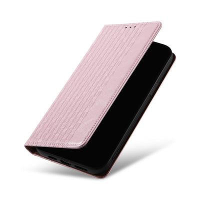 Magnet Strap Case Case for iPhone 13 Pro Max Pouch Wallet + Mini Lanyard Pendant Pink — Hurtel