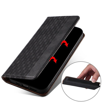 Magnet Strap Case Case for Xiaomi Redmi Note 11 Pro Pouch Wallet + Mini Lanyard Pendant Black — Hurtel