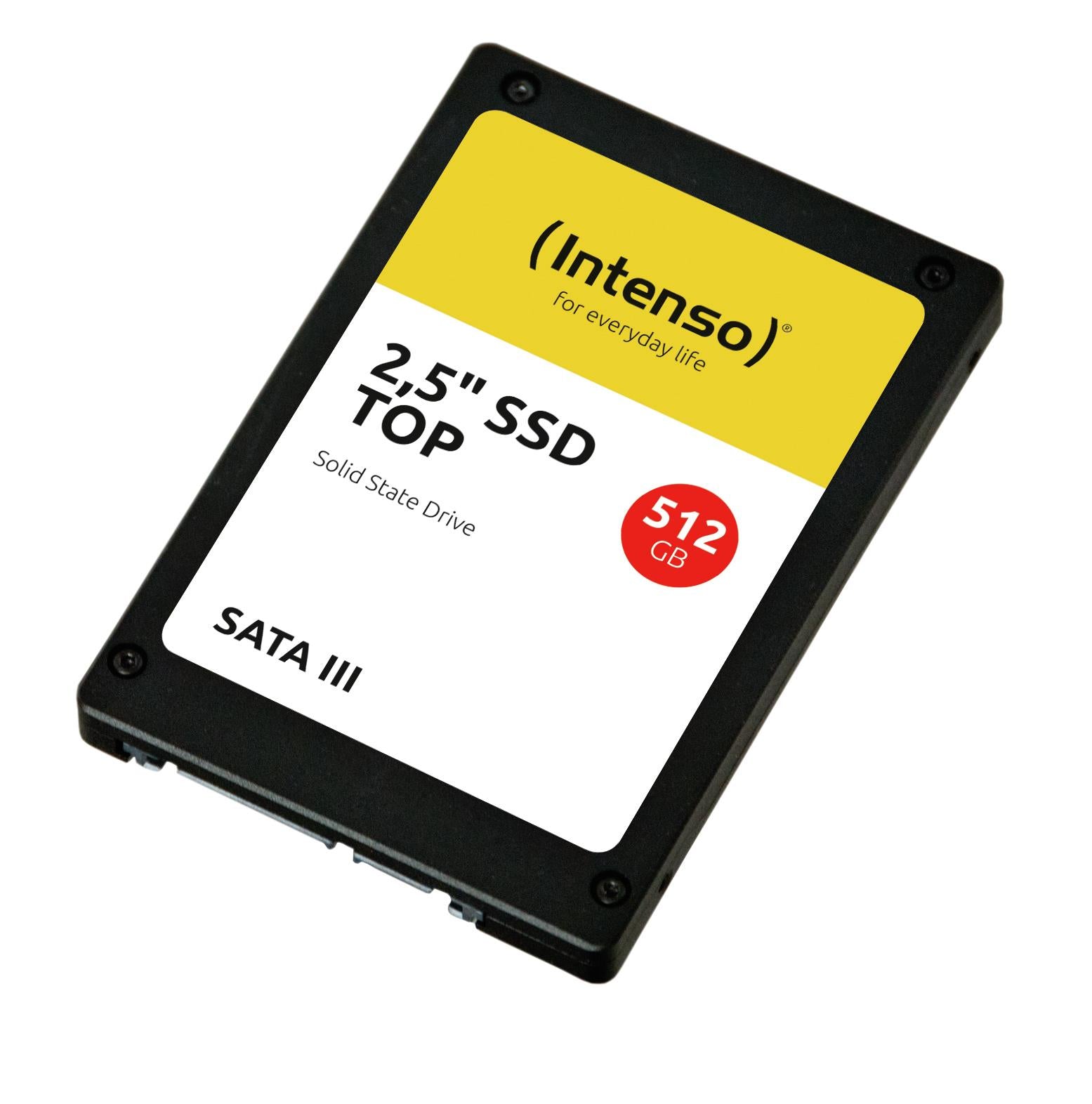 SSD INTENSO 512 GB Serial ATA III Write speed 500 MB/s Read speed 550 MB/s 2.5" MTBF 2000000 h 3812450