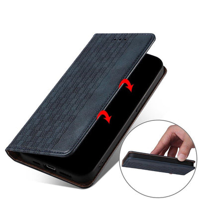 Magnet Strap Case Case for Xiaomi Redmi Note 11 Pro Pouch Wallet + Mini Lanyard Pendant Blue — Hurtel