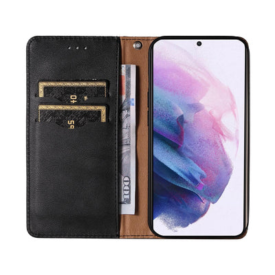 Magnet Strap Case Case for Samsung Galaxy S22 + (S22 Plus) Pouch Wallet + Mini Lanyard Pendant Black — Hurtel