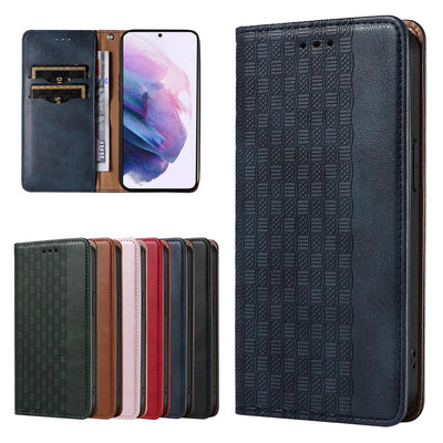 Magnet Strap Case Case for Samsung Galaxy S22 + (S22 Plus) Pouch Wallet + Mini Lanyard Pendant Blue — Hurtel